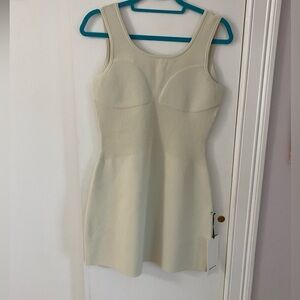 Lululemon tight- fit knit tank dress. Size medium, color bone.